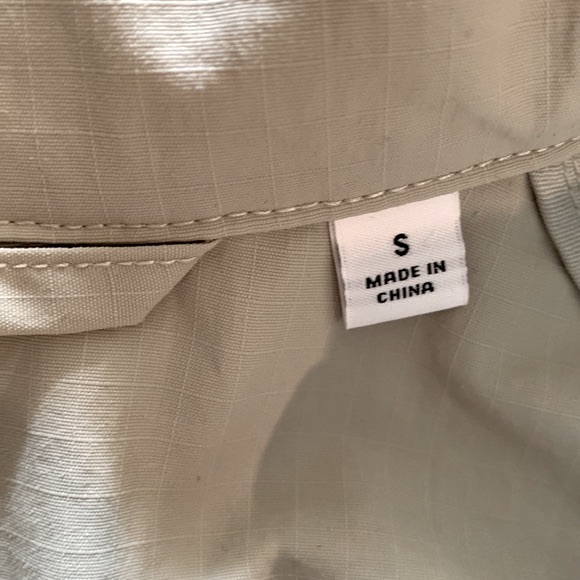 NWOT Uniqlo Stand Collar A (Light Green) Line Coat Size Small - Picture 2 of 9